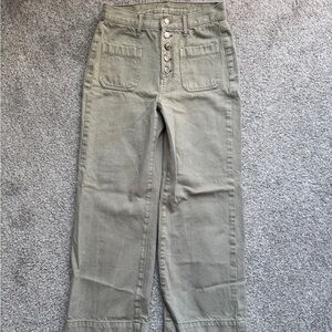 American Eagle Cropped Green Women's Jeans